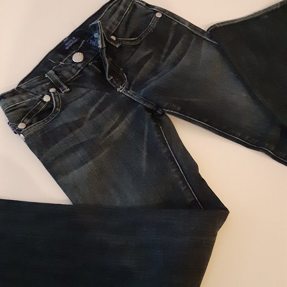 ROCK & REPUBLIC flared leg jeans kids 7/8 - Picture 1 of 5